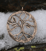 YGGDRASIL, TREE PENDANT, BRONZE - PENDANTS, NECKLACES