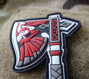 AXE OF DWARF PATCH, FULLCOLOR / JTG 3D RUBBER PATCH - MILITARY PATCHES