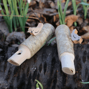 HOLZ-KUCKUCKSPFEIFE MIT HOLZVOGEL - HOLZFIGUREN