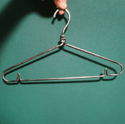 CLOTHES HANGER, FORGED - FORGED IRON HOME ACCESSORIES