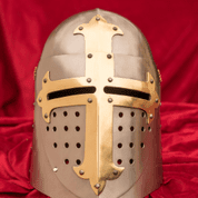 PŘILBA HRNEC ITALSKÝ, MOSAZ - MEDIEVAL HELMETS