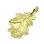 OAK LEAF, PENDANT, 14K GOLD - BIJOUX EN OR