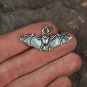 BAT PENDANT, ZINC, ANTIQUE SILVER - ANIMAL PENDANTS