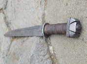 LONG ANGLO-SAXON SCRAMASAX, FORGED REPLICA - VIKING AND NORMAN SWORDS