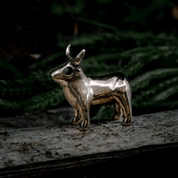 CELTIC BULL FROM BULL ROCK CAVE, MORAVIA, FIGURE BRONZE - BRONZE HISTORICAL JEWELS