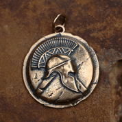 SPARTA, SPARTAN WARRIOR, PENDANT, BRONZE - PENDANTS, NECKLACES