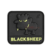 BLACK SHEEP RUBBER VELCRO PATCH - MILITARY PATCHES