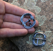 HISTORICAL BUCKLE XIII, COLOUR SILVER - BOUCLES DE CEINTURE ET RIVETS DÉCORATIFS