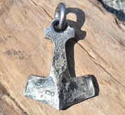 BIFRÖST, HAND FORGED THOR'S HAMMER, PENDANT - VIKING PENDANTS