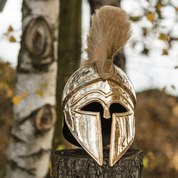 GREEK HELMET WITH PLUME - ROMAN AND CELTIC HELMETS