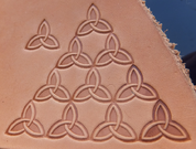 CELTIC TRIQUETRA, MATOIR À CUIR - MATOIRS À CUIR