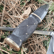 SGIAN DUBH, COUTEAU ÉCOSSAIS - ACIER DAMASSÉ - COUTEAUX ET ENTRETIEN