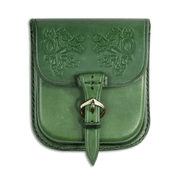 BOHEMIA, LEATHER BAG - GREEN - BAGS, SPORRANS