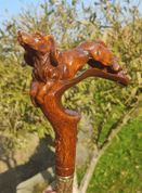 DACHSHUND, SAUSSAGE DOG, WALKING STICK - GEHSTÖCKE