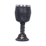 CRUSADER MEDIEVAL KNIGHT CHAINMAIL WINE GOBLET - MUGS, GOBLETS, SCARVES