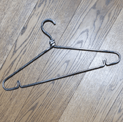 CLOTHES HANGER, FORGED - FORGED IRON HOME ACCESSORIES