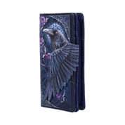 RAVENS FLIGHT EMBOSSED PURSE 18.5CM - METAL MUSIK LEDERPRODUKTE