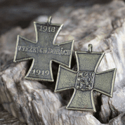 CROSS IN HARD TIMES 1918-1919, REPRODUCTION, ANTIC BRASS - ALL PENDANTS, OUR PRODUCTION