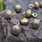 BUTTON, MEDIEVAL REPLICA OF THE 16TH-17TH CENTURY, BRONZE - COSTUME BROOCHES, FIBULAE