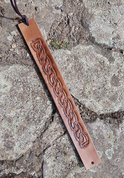 GAUL, CARVED LEATHER WRISTBAND - BRACELETS EN CUIR