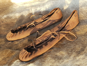 CELTIC OR MEDIEVAL LEATHER SHOES - ANCIENT BOOTS