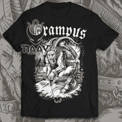 KRAMPUS T-SHIRT HOMME BW - T-SHIRTS PAÏENS