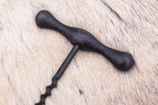 HAND FORGED CORKSCREW, METAL - FORGED IRON HOME ACCESSORIES