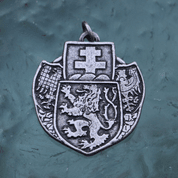 CZECHOSLOVAK LEGION, COAT OF ARMS, PENDANT, ZINC - ALL PENDANTS, OUR PRODUCTION