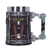 LORD OF THE RINGS THE FELLOWSHIP TANKARD 15.5CM - LORD OF THE RINGS - PÁN PRSTENŮ