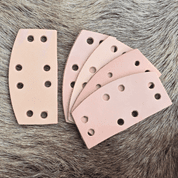 LEATHER SCALE, 1 PIECE, NATURAL COLOUR - LEATHER ARMOUR/GLOVES