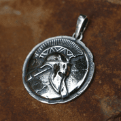 SPARTE, GUERRIER SPARTIATE, PENDENTIF, ARGENT - PENDENTIFS