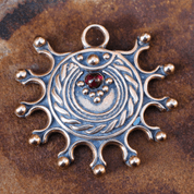 DEVANA, SLAVIC SOLAR PENDANT, BRONZE - BRONZE HISTORICAL JEWELS