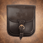 THOR'S HAMMER, LEATHER BELT BAG - BROWN - BAGS, SPORRANS