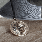 SLAVIC WOLF PENDANT, BRONZE - SLAVIC AMULETS