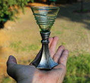 GINEVRA, GOBELET, VERRE HISTORIQUE, ÉTAIN - VERRES EN ÉTAIN ET VERRE