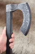 CONNOR LUXURY ETCHED AXE - AXES, POLEWEAPONS