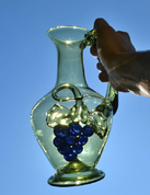 WINE SET, FORREST GLASS - HISTORICAL GLASS