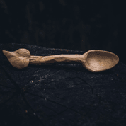 HAND CARVED SPOON, LIME LEAF - GEDECKE UND GESCHIRR