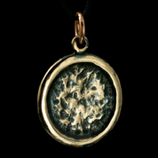 SPIRALES CELTIQUES, LIVRE DE KELLS, BRONZE, PENDENTIF - OBJETS EN BRONZE