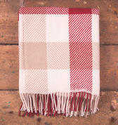 NORDIC DUBLIN CHECK THROW, MERINO, IRELAND - WOOLEN BLANKETS AND SCARVES, IRELAND