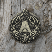 FREYA VIKING PENDANT ZINC, ANTIQUE BRASS - ALL PENDANTS, OUR PRODUCTION