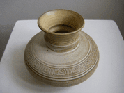 KERAMISCHER VASE, 10CM - TRADITIONNEL CÉRAMIQUES TCHÈQUE