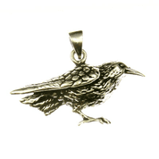 CROW, SILVER PENDANT, AG 925 - PENDANTS