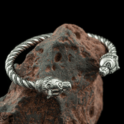 BERSERKER, BEAR, SILVER BRACELET - BRACELETS