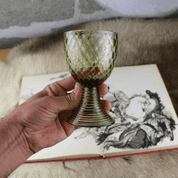 WINE GLASS, BOHEMIA XVII. CENTURY - HISTORICAL GLASS