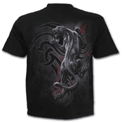 TRIBAL PANTHER - T-SHIRT BLACK - T-SHIRTS POUR HOMMES, SPIRAL DIRECT