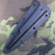 TACTICAL KYDEX SHEATH FOR TOP DOG THROWING KNIFE CARBON - SHARP BLADES - THROWING KNIVES