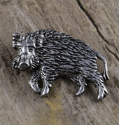 WILD BOAR, PENDANT, TIN - ANIMAL PENDANTS