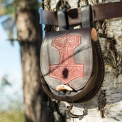 THOR'S HAMMER, LEDER-WIKINGER-TASCHE - TASCHEN