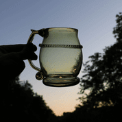 PINT, HISTORICAL GREEN FOREST GLASS - HISTORICAL GLASS